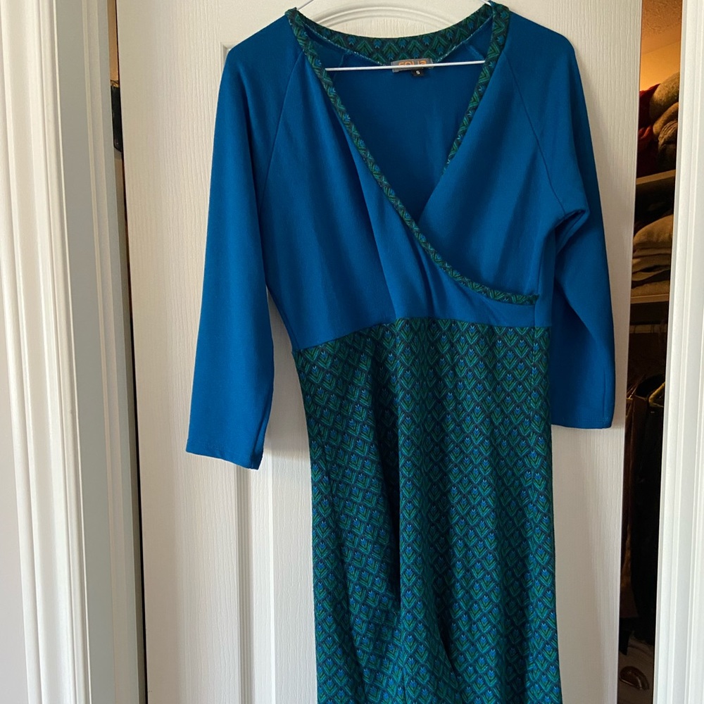 Blue Folia dress new without tag
